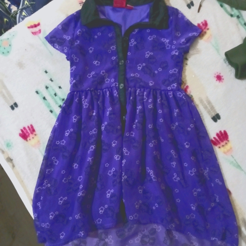 Girls 6x Monster High Hilo Dress